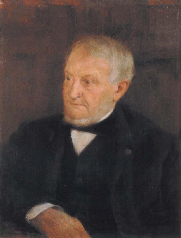 Fernand Khnopff Portrait of Charles Maus